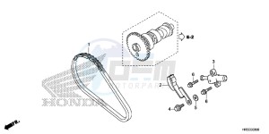 TRX420FA2F TRX420 Europe Direct - (ED) drawing CAM CHAIN/ TENSIONER