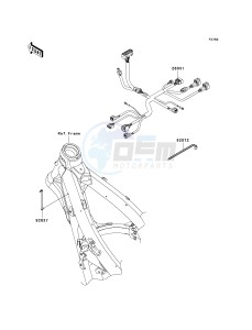 KX 450 E (KX450F MONSTER ENERGY) (E9FA) E9F drawing CHASSIS ELECTRICAL EQUIPMENT