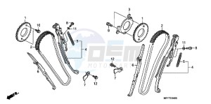 XL700VAB TRANSALP E drawing CAM CHAIN/TENSIONER