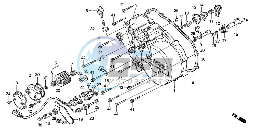 RIGHT CRANKCASE COVER