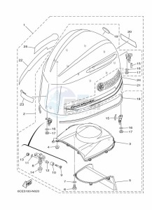 F225FETX drawing FAIRING-UPPER