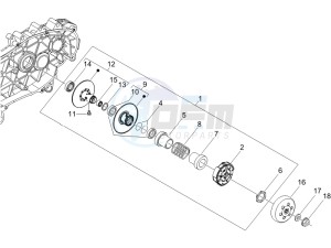 Liberty 125 4t ptt e3 (A) Austria drawing Driven pulley