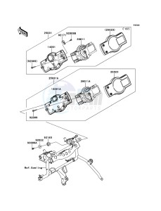 VERSYS KLE650B7F GB XX (EU ME A(FRICA) drawing Meter(s)