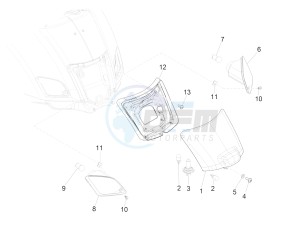 GTS 125 GTS SUPER 125 4T IE ABS E4 (EMEA) drawing Rear headlamps - Turn signal lamps