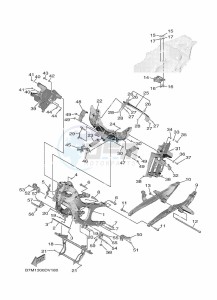 CZD300-A XMAX 300 (BBA3) drawing CYLINDER