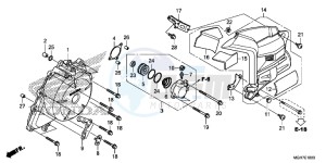 VFR1200XDLF CrossTourer - VFR1200X Dual Clutch 2ED - (2ED) drawing A.C. GENERATOR COVER