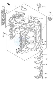 DF 200 drawing Cylinder Block