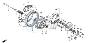 NH80MD drawing FRONT WHEEL