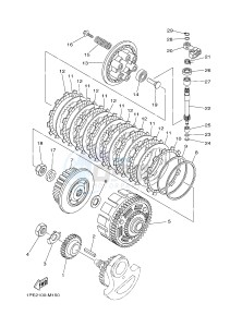 YFM700R YFM70RSBJ RAPTOR 700 (2LSE) drawing CLUTCH