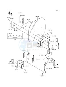 VN 1500 L [VULCAN 1500 NOMAD FI] (L1) [VULCAN 1500 NOMAD FI] drawing COWLING