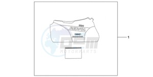 CBR1000RR9 UK - (E / MKH MME REP) drawing INDOOR BODY COVER