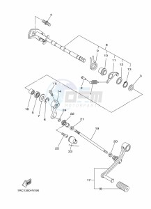 TRACER 900 MTT850 (B5CF) drawing SHIFT SHAFT