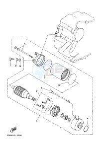 YFM125A YFM125GB GRIZZLY 125 (1PY2 1PY3 1PY1) drawing STARTING MOTOR