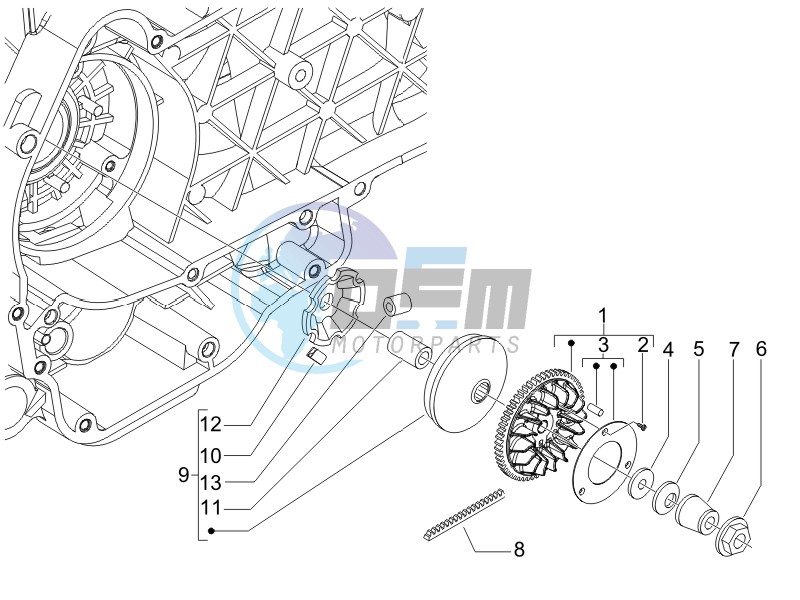 Driving pulley