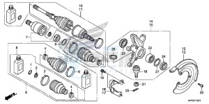 TRX420FMD TRX420 Europe Direct - (ED) drawing FRONT KNUCKLE (4WD)