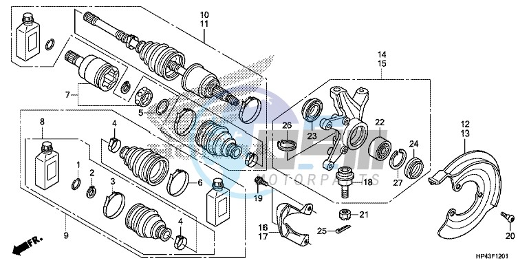 FRONT KNUCKLE (4WD)