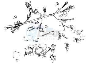 BULTACO LOBITO - 50 cc drawing WIRING HARNESS