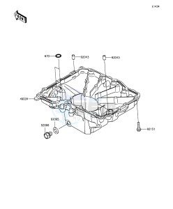 Z1000SX ZX1000LGF FR GB XX (EU ME A(FRICA) drawing Oil Pan