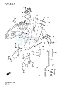 DL1000 ABS V-STROM EU drawing FUEL TANK