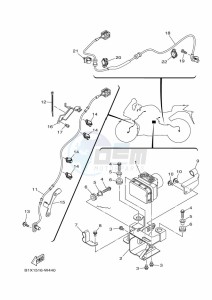 YZF320-A YZF-R3 (B2XF) drawing ELECTRICAL 3