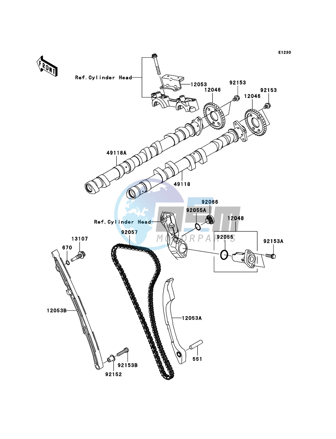 Camshaft(s)/Tensioner