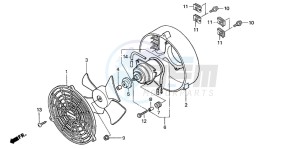 TRX350FE RANCHER 4X4 ES drawing COOLING FAN