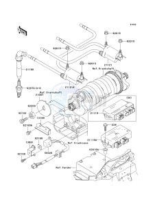 ZR 1200 A [ZRX1200R] (A4-A5) drawing IGNITION SYSTEM