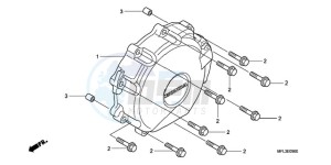 CBR1000RR9 Europe Direct - (ED / MME TRI) drawing A.C. GENERATOR COVER (CBR 1000RR)