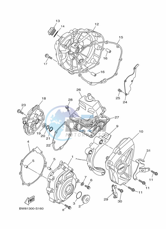 CRANKCASE COVER 1