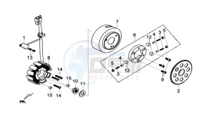 GTS 125I ABS drawing MAGNETO / FLYWHEEL