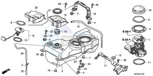 GL1800A Korea - (KO) drawing FUEL TANK