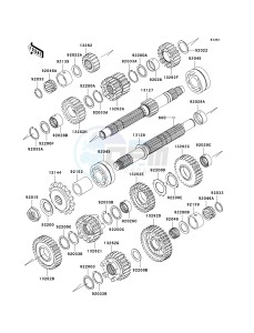 ZR 750 L [Z750 EU] (L7F-L8F) L7F drawing TRANSMISSION