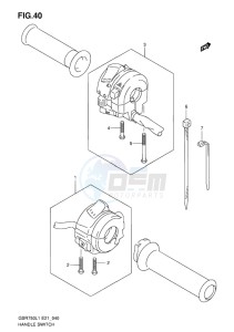 GSR750 EU drawing HANDLE SWITCH