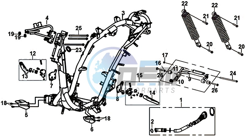 REAR FENDER REAR INNER FENDER