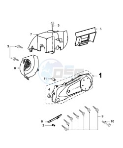 VIVA FR drawing CRANKCASE COVER