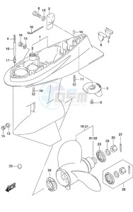 DF 115A drawing Gear Case (C/R)