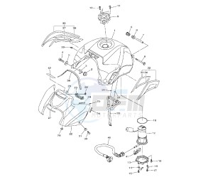 FZ8-SA 800 drawing FUEL TANK