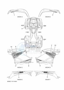 YFM700FWAD GRIZZLY 700 EPS (BDEF) drawing GRAPHICS