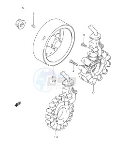 AN125 (E2) Burgman drawing MAGNETO