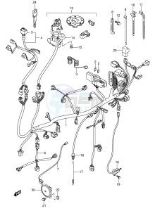 DL1000 (E2) V-Strom drawing WIRING HARNESS (MODEL K2)