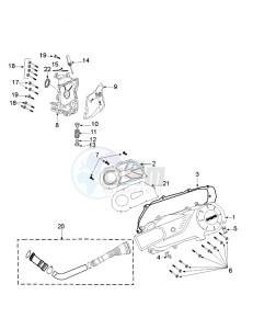 TWEET 125 drawing CRANKCASE COVER