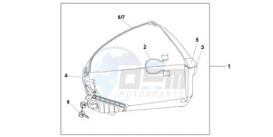 XL700V9 ED drawing NEW 45L TOPBOX SHASTA WHITE