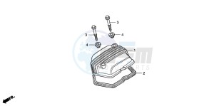 CRF100F drawing CYLINDER HEAD COVER