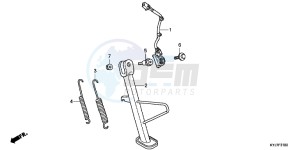 CBR250RAD CBR250R ABS 2E - (2E) drawing STAND