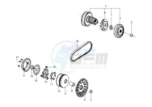 METAL–X - 50 cc drawing CLUTCH