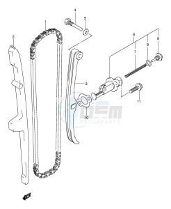 LT-F400 (P3-P28) drawing CAM CHAIN