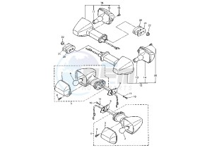 YZF R THUNDER CAT 600 drawing FLASHER LIGHT