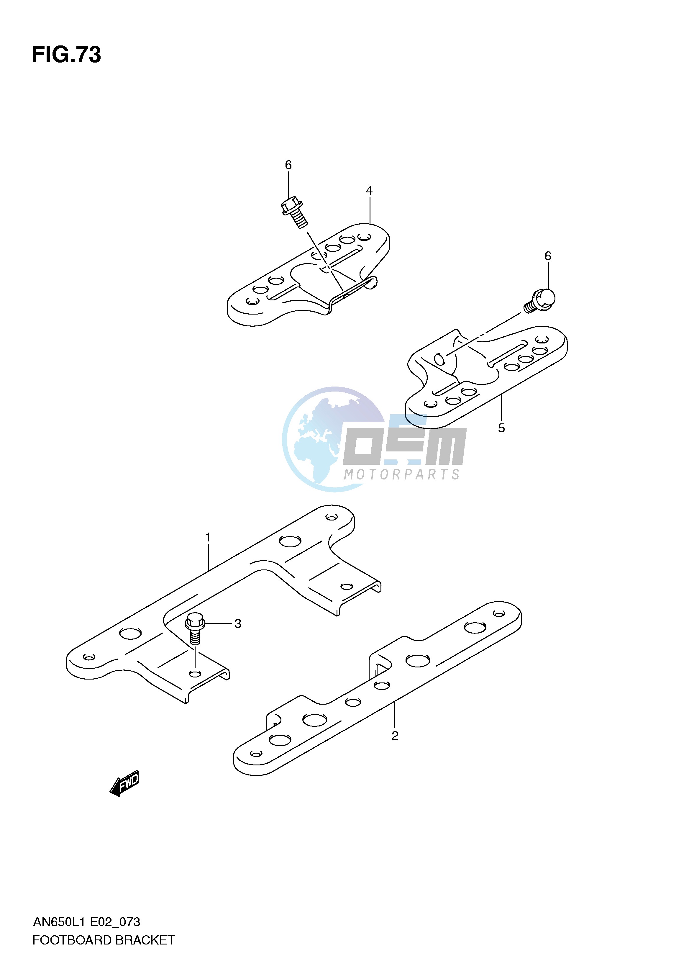 FOOTBOARD BRACKET