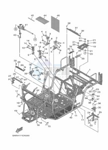 YXF850E YX85FPAP (BARP) drawing FRAME