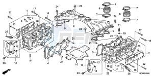 GL18009 Europe Direct - (ED / AB NAV) drawing CYLINDER HEAD